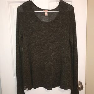 Army Green Knit Sweater